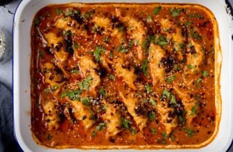 One Pan Dumpling Bake (Viral Gyoza Bake)