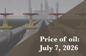 Current price of oil as of July 7, 2026